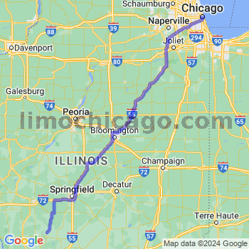 Limousine service to Chicago Loop