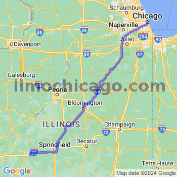 Limousine service to Chicago Loop