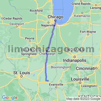 Limousine service to Chicago Loop