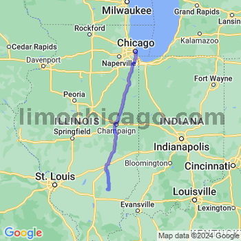 Limousine service to Chicago Loop