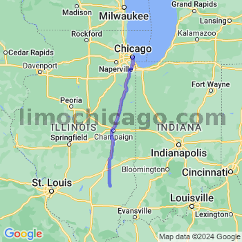 Limousine service to Chicago Loop